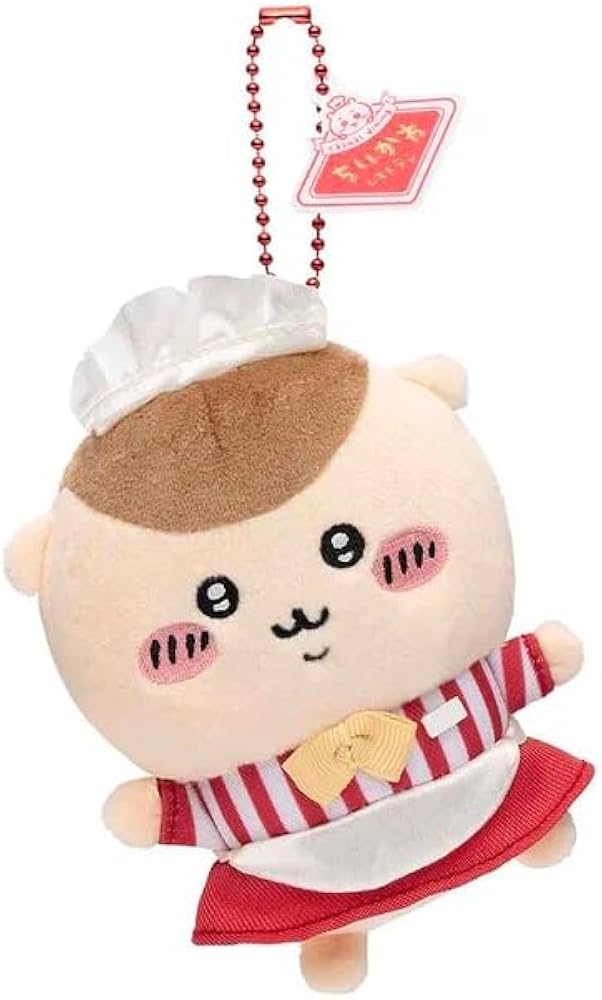 Amazon.co.jp: ちいかわレストラン ホール担当なマスコット ぬいぐるみ