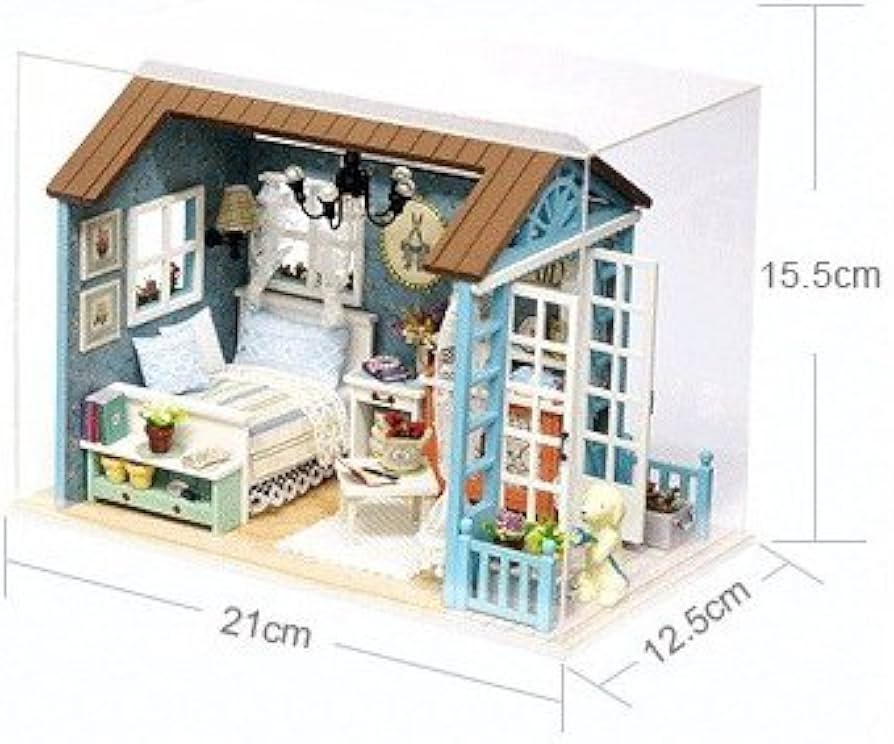 Amazon.co.jp: (t-FREAK)ドールハウス 手作りキットセットミニチュア