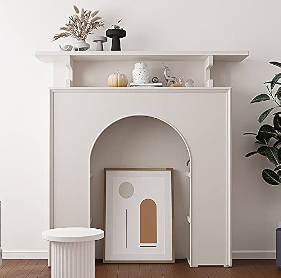 Amazon｜[暖炉型 コンソール収納棚 飾り棚 コンソール飾り棚 マントル