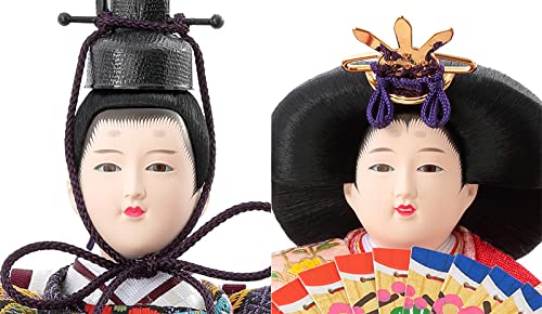 Amazon | 雛人形 ひな人形 雛 久月 ケース飾り 五人飾り よろこび雛 小