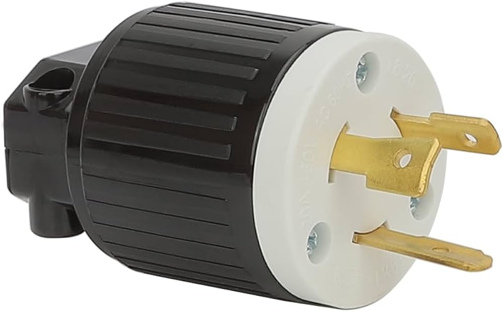 Nema L8-20P 20 Amp 480 Volt Connector, L8-20 Locking Power Cord