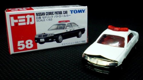 Amazon | トミカ・58 日産 セドリック パトカー | ミニカー・ダイ