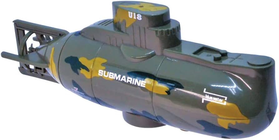 Amazon.co.jp: 童友社(DOYUSHA) 40MHz R/C U18型潜水艦 グリーン迷彩