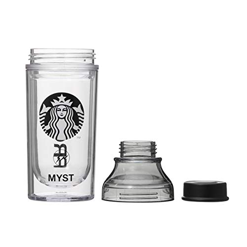 Amazon.co.jp: Starbucks Double Wall Sunny Bottle Black FRGMT MYST