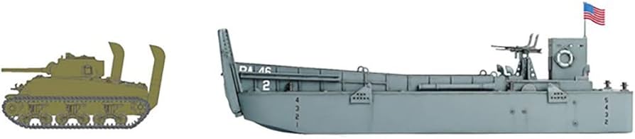 Amazon.com: Dragon 1/72 WWII US Army Landing Boat LCM(3) M4A1