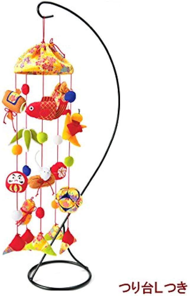 Amazon.co.jp: つり台L付き ちりめん細工 つるし雛 キット京ちりめん