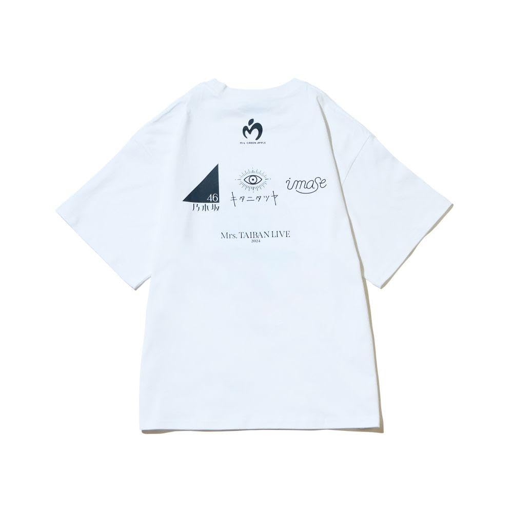 Amazon.co.jp: Mrs. GREEN APPLE 2024 ライブツアー ロゴ 半袖Tシャツ