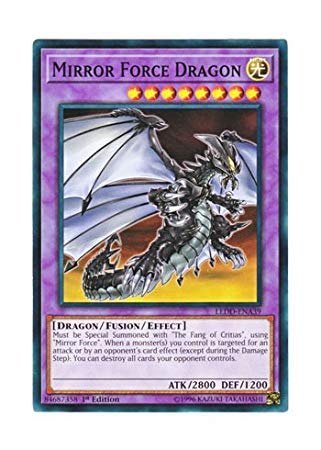 Amazon.co.jp: 遊戯王 英語版 LEDD-ENA39 Mirror Force Dragon ミラー
