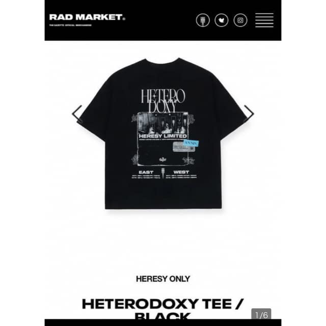 Amazon.co.jp: the GazettE Tシャツ フリーサイズ heterodoxy ガゼット