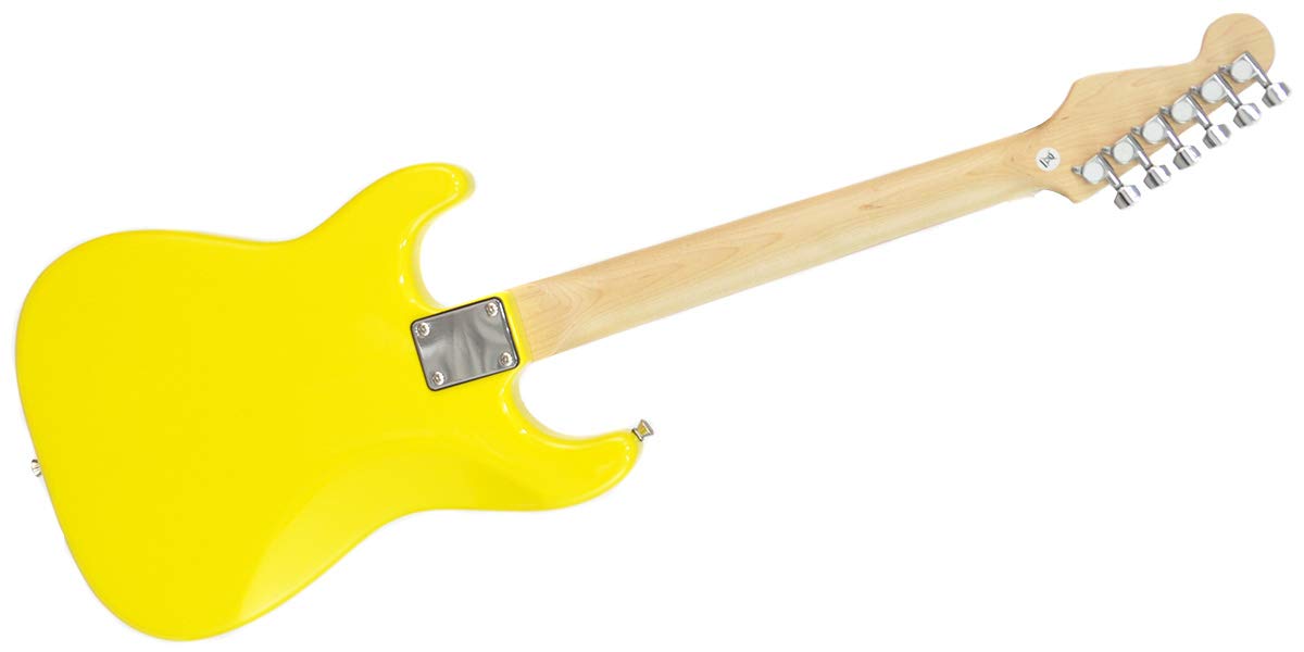 Amazon | PLAYTECH (プレイテック) エレキギター ST025 YELLOW 570mm