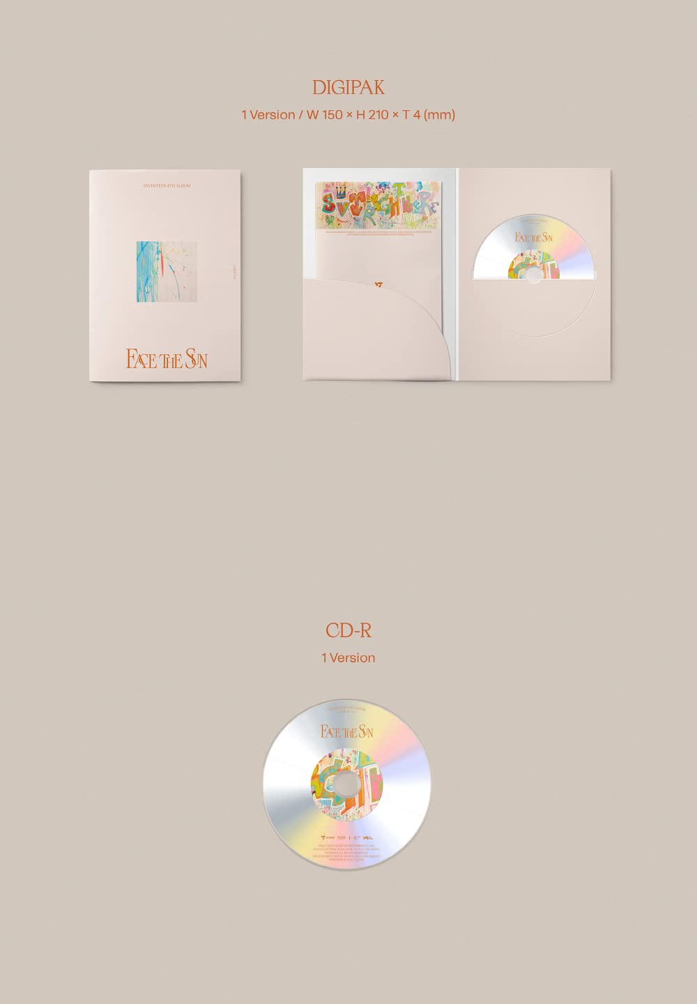 Amazon.co.jp: PLEDIS SEVENTEEN - Face the Sun [CARAT ver.] 4th