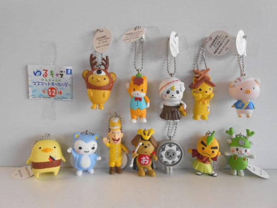 Amazon.co.jp: ♯Jyi11Ttゆるキャラマスコットキーホルダー全12種