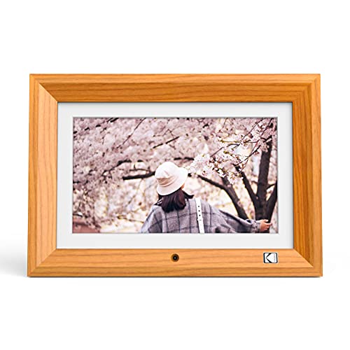 Amazon | KODAK 高質感 デジタルフォトフレーム 10インチ 高級天然木製