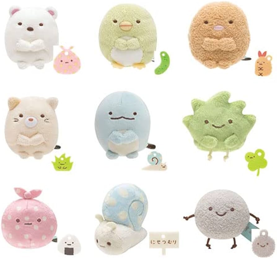 Amazon.co.jp: サンエックス すみっコぐらし てのりぬいぐるみ 24種
