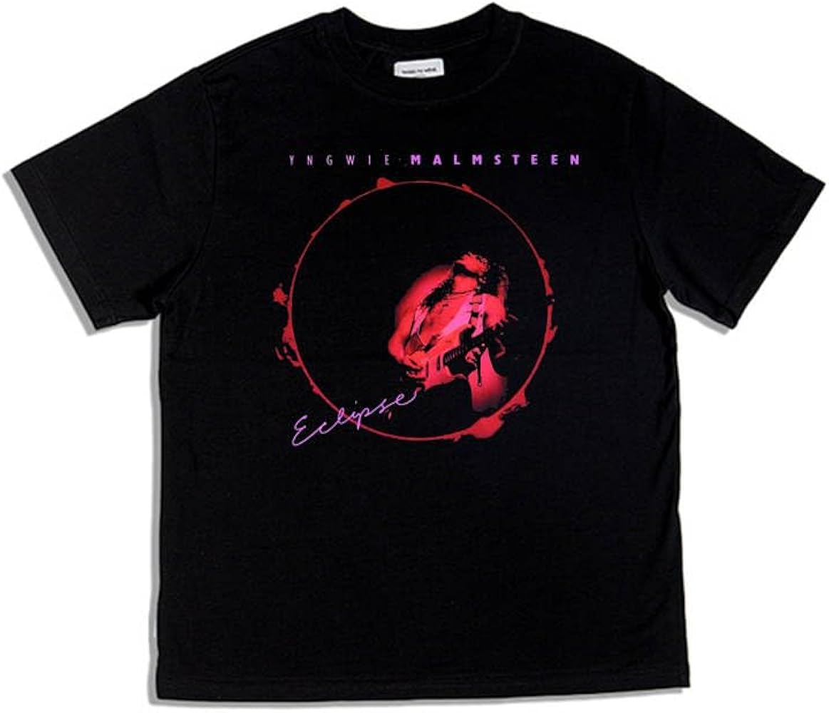 Amazon | [DAGNI] Yngwie Malmsteen ギタリスト ロック バンド Tシャツ