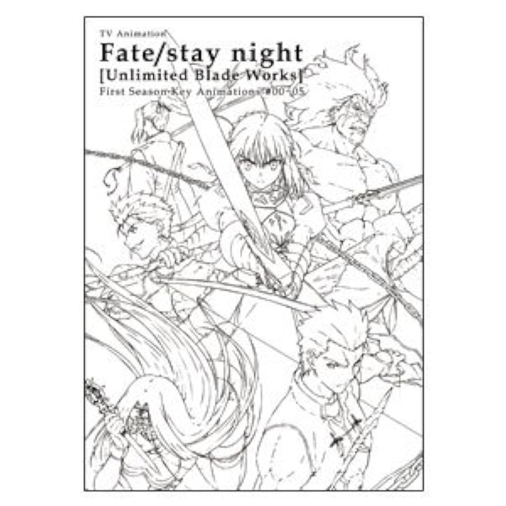 Amazon.co.jp: Fate/stay night [Unlimited Blade Works] 原画集 [前半