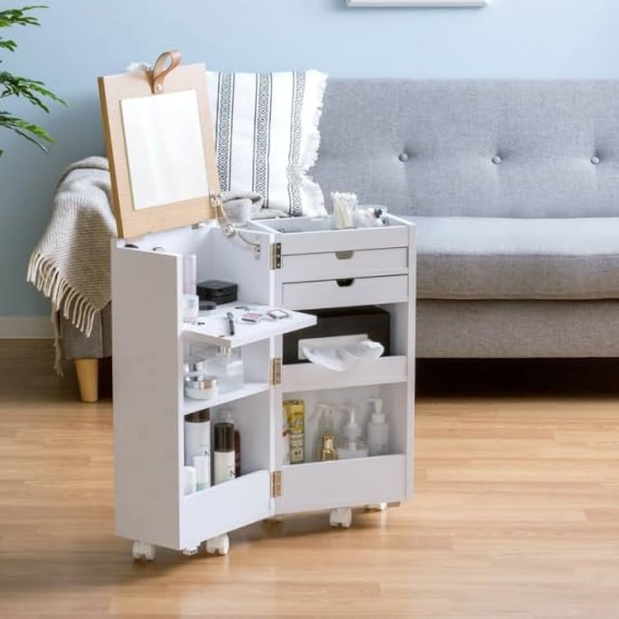 Amazon｜コスメワゴン ドレッサー ドレッサーワゴン 北欧 おしゃれ