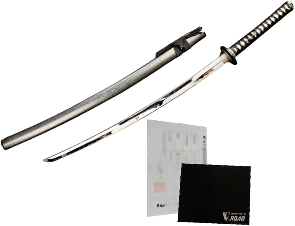 Amazon.co.jp: 模造刀 3点セット 関 黒石目大刀 並刀身 SW-100L V.ROAD