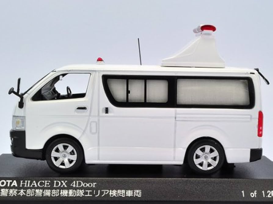 Amazon | 【RAI'S/レイズ】1/43 トヨタ ハイエース DX 4Door 2008 警察