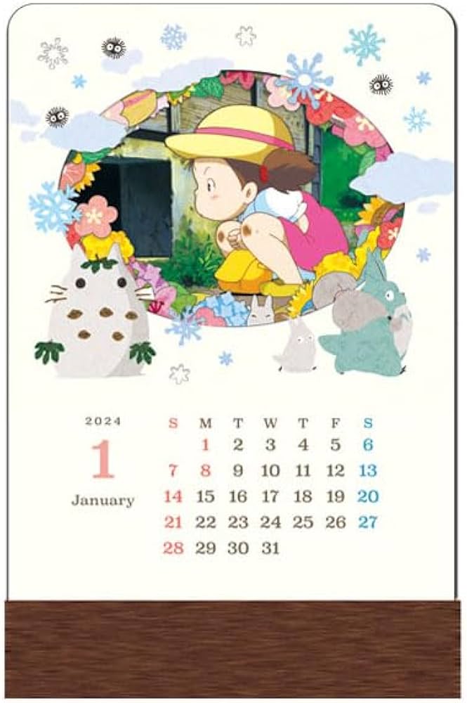 となりのトトロ 2021年 カレンダー きのことり ジブリ 箱付き 希少