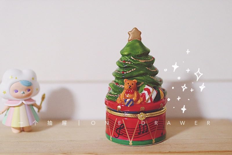 Amazon.co.jp: クリスマスツリーの小熊収納缶飾り置物誕生日プレゼント