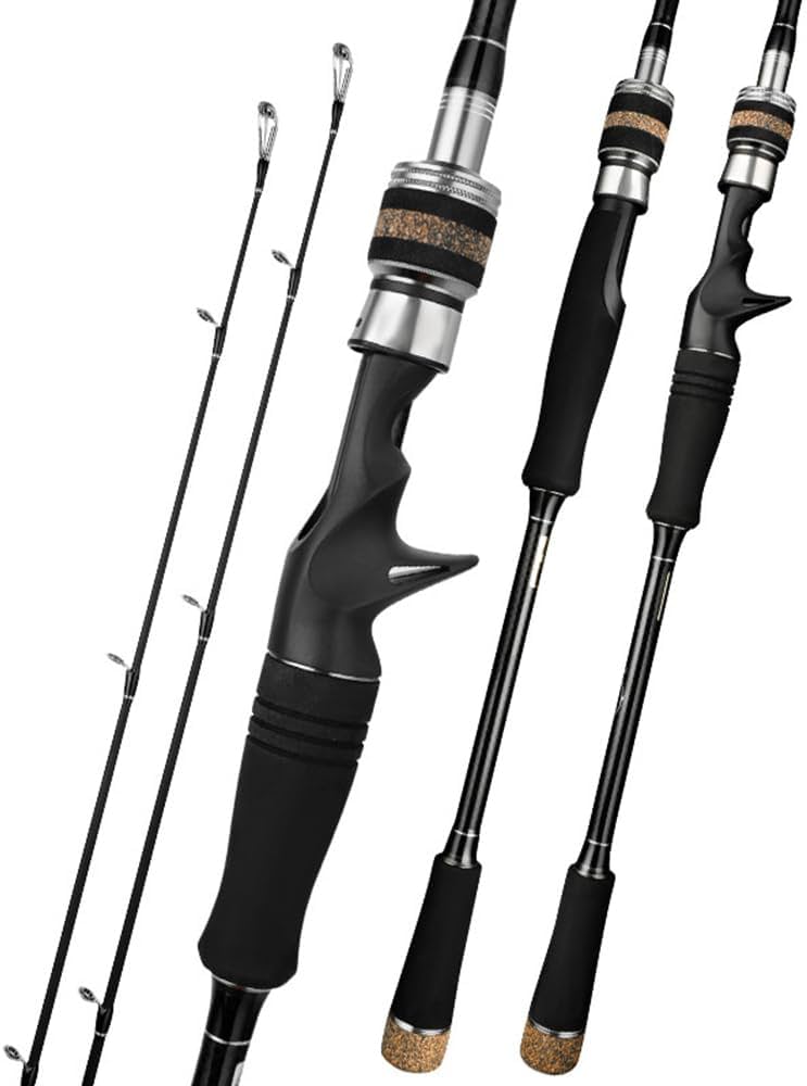 Amazon | ルアーロッド 超硬フィッシングロッド MH/H調釣り竿 二つ穂先
