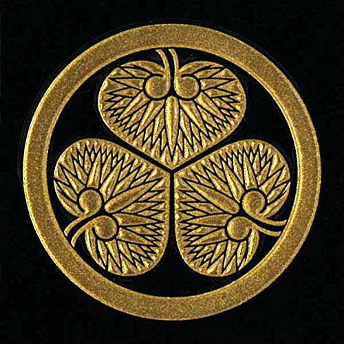 Amazon.co.jp: 戦国武将 家紋 蒔絵シール 「徳川家康 三葉葵 (家康葵