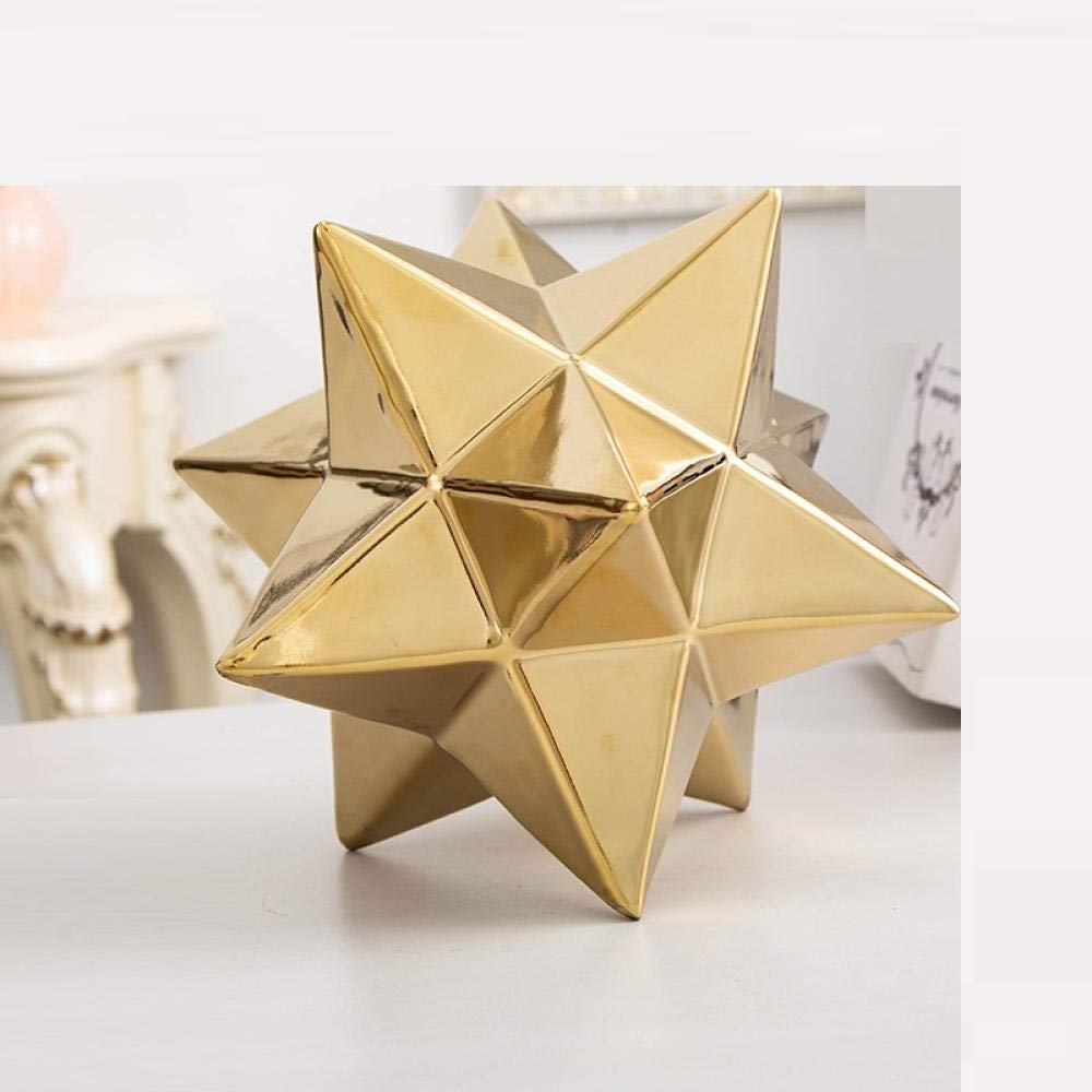 Amazon.co.jp: 彫像置物・オブジェ不規則な星のセラミックオーナム