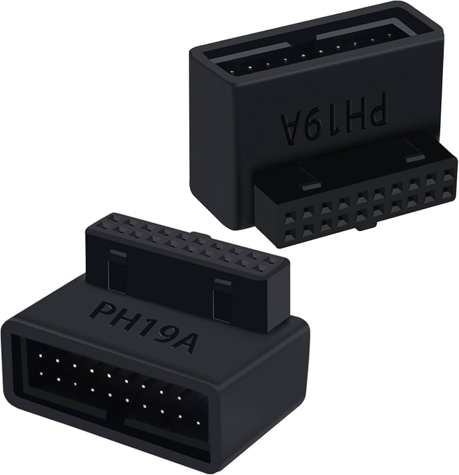 Amazon.com: COMeap USB 3.0 90 Degree Motherboard Adapter, 19Pin