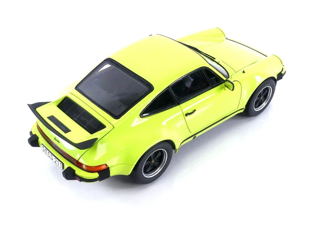 ポルシェ911ターボ オートアート ポルシェ 911 ターボ 3.3 930 黒 1:18