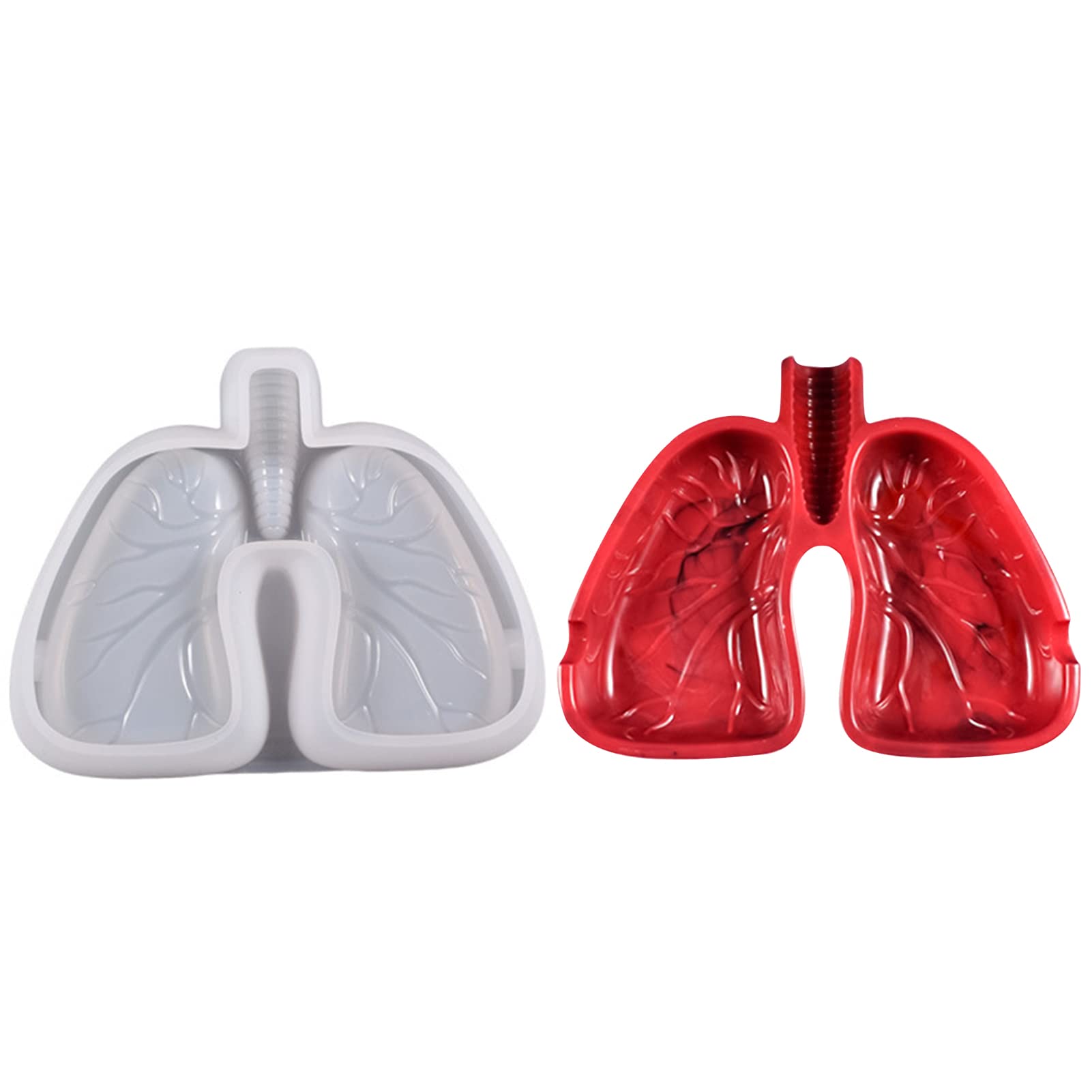 Amazon.co.jp: 灰皿型 シリコンモールド 肺型 はいざら 樹脂鋳造 金型