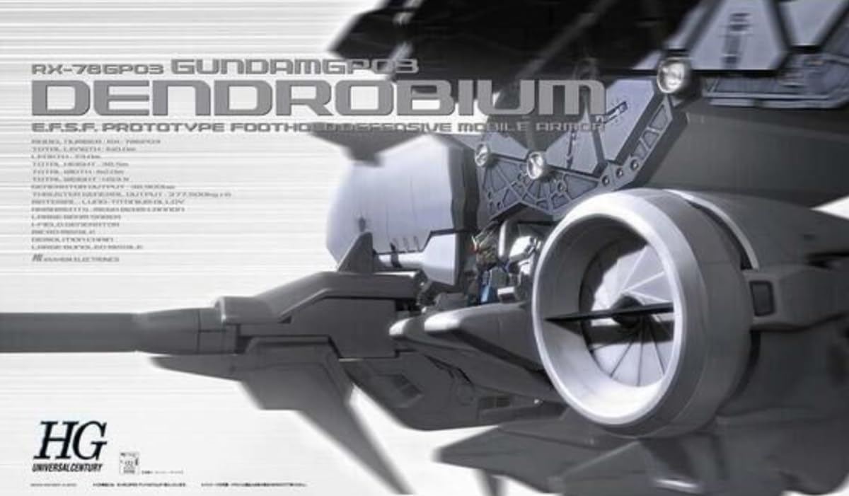 Amazon.co.jp: HGUC 1/144 RX-78GP03 ガンダムGP03 デンドロビウム