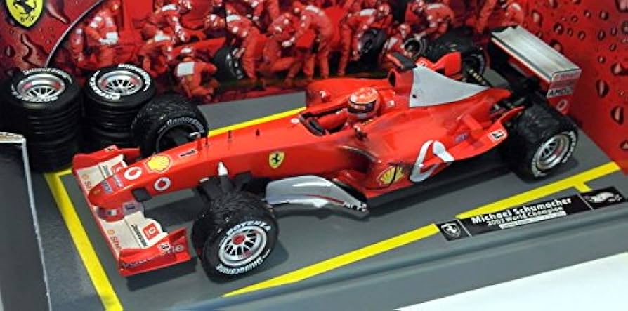 Amazon | マテル 1/18スケール フェラーリF2003-GA M.シューマッハ