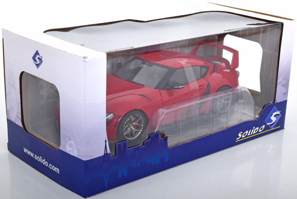 Amazon | solido 1/18 Toyota GR Supra 2023 レッド ミニカー スープラ