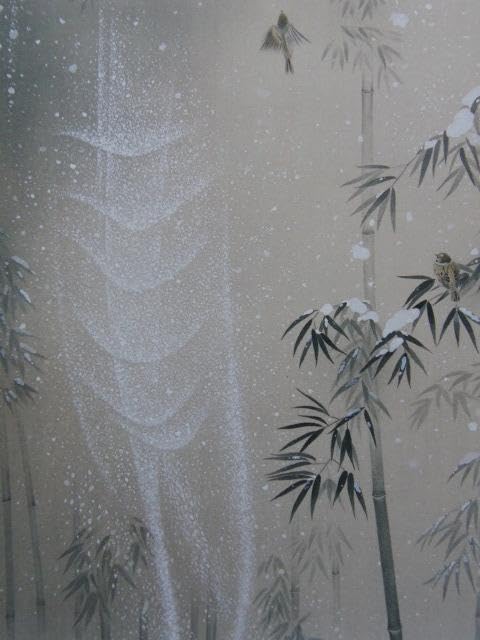 Amazon.co.jp: 花岡哲象、雪しずり、な額装用画集より、額装付、状態