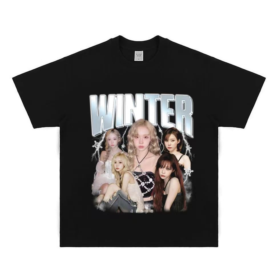 Amazon.co.jp: エスパ AESPA ウィンター グッズ Tシャツ ツアー 応援服