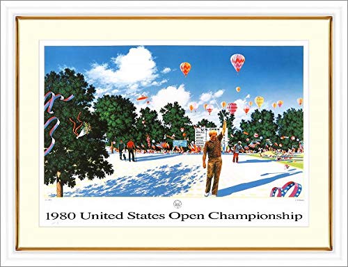 Amazon.co.jp: ヒロ・ヤマガタ『USオープン』ジクレー 風景画 ゴルフ
