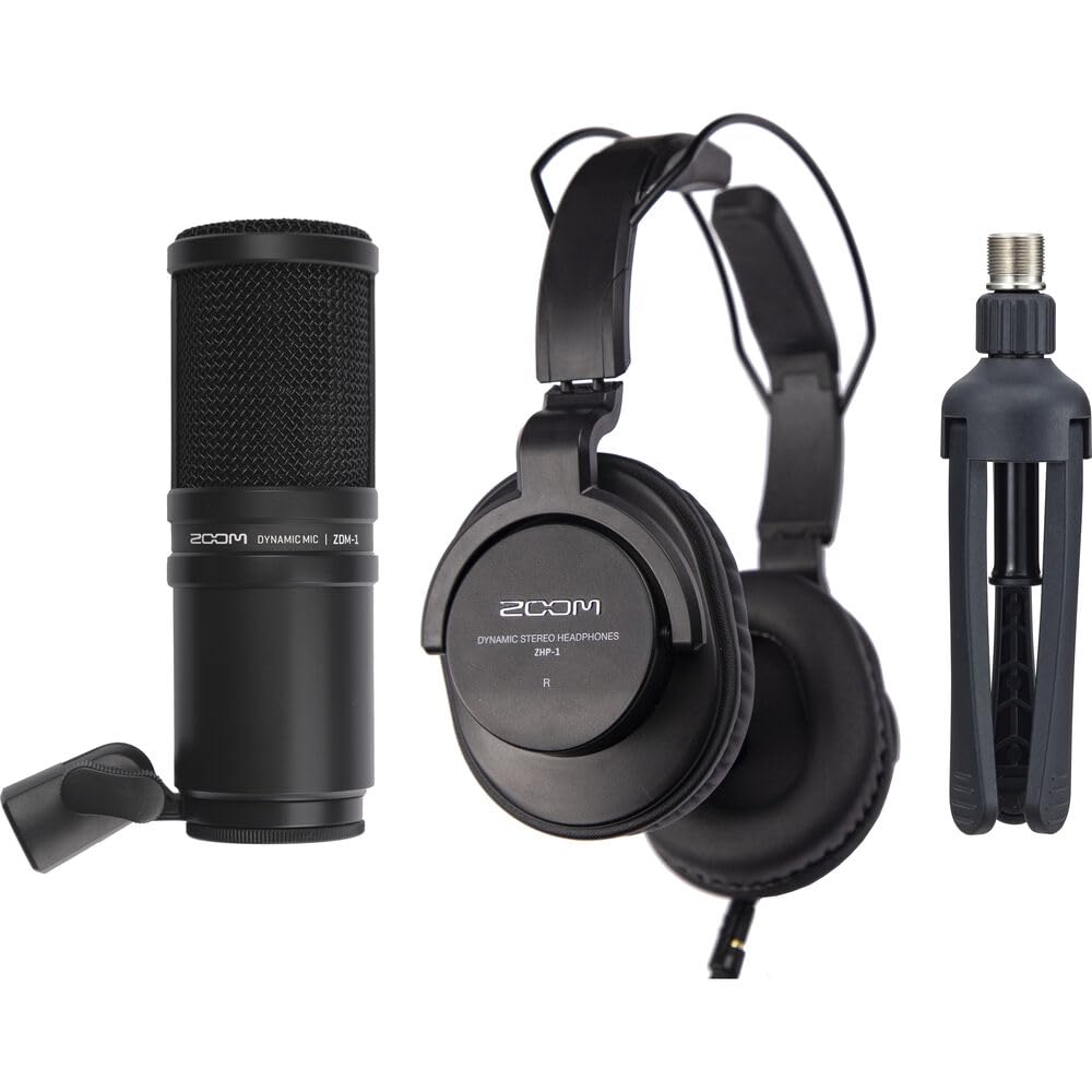 Amazon.com: Zoom ZDM-1 Podcast Mic Pack, Podcast Dynamic