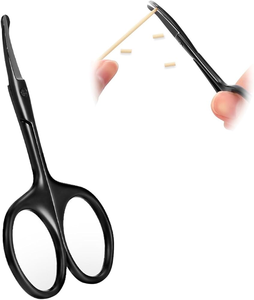 Amazon.co.jp: Coollooda トリミング ペット用 ハサミ 丸い先端 カーブ