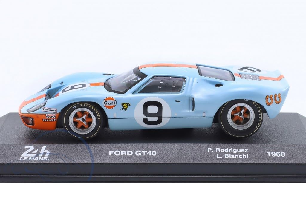 Amazon | イクソ(IXO) フォード GT40 ミニカー 1/43 Gulf ルマン24時間
