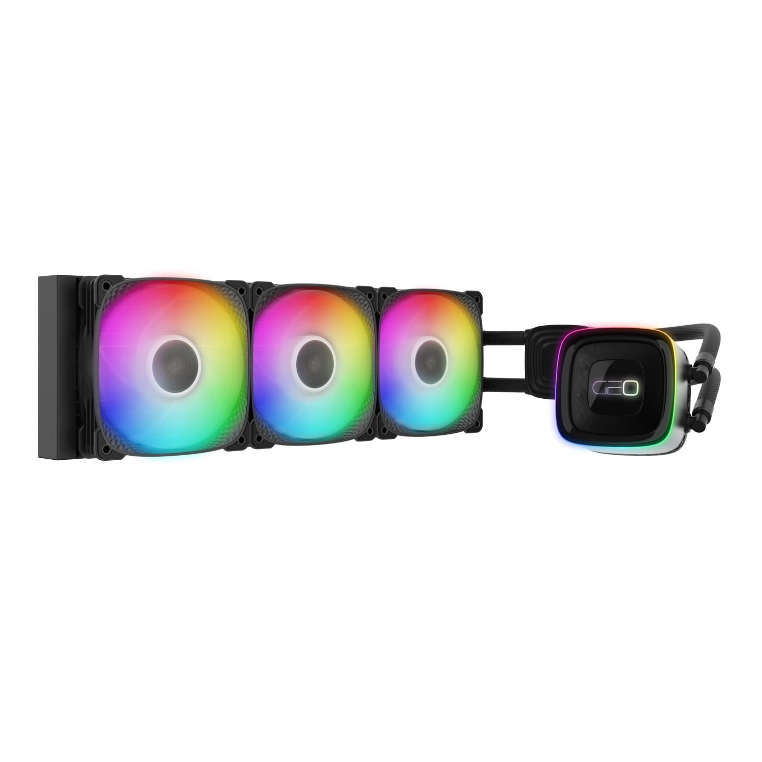 Amazon | GEOMETRIC FUTURE 360mmラジエーター簡易水冷 CPUクーラー