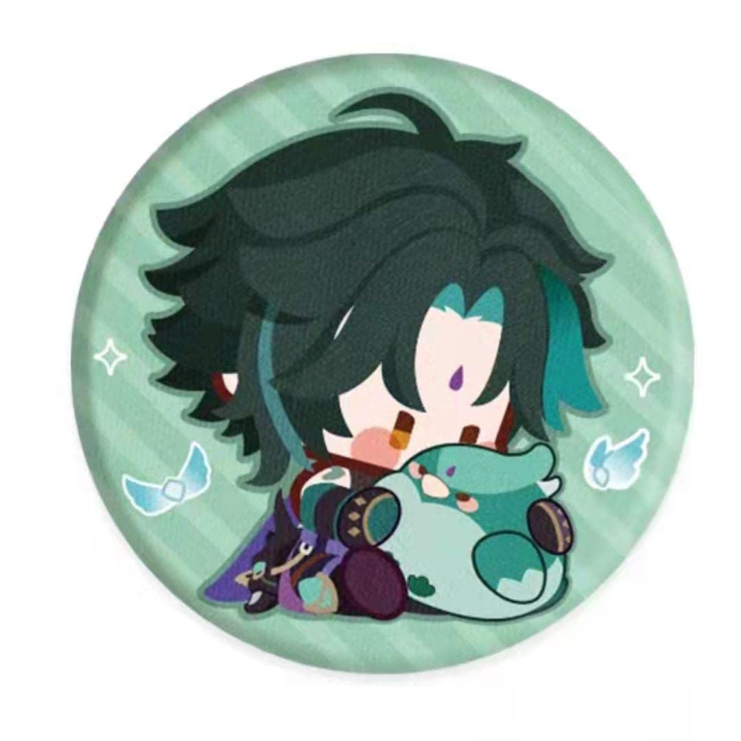 Amazon.co.jp: 原神 ? 布バッジ 公式正規品 ショウ 缶バッジ ちび