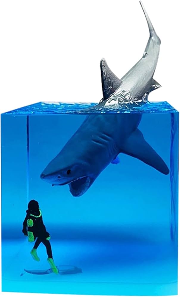 Amazon | SETT STUDIO USBランプ 手作り サメ ダイバー 魚 海洋動物