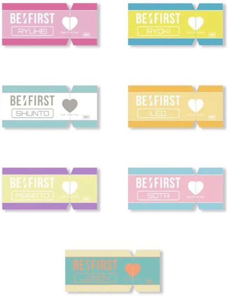 Amazon | BE:FIRST ビーファースト ステッカーセット 全7種 Bye-Good