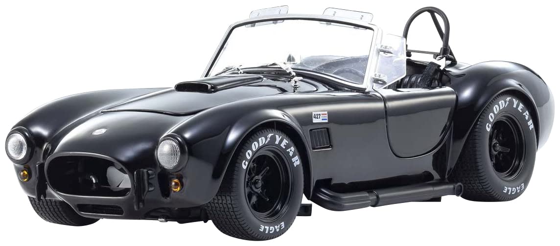 Kyosho 1:18 Shelby Cobra 427 S/C Spider 1962 Black : Amazon.it