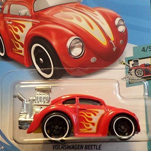 Amazon.com: Hot Wheels RED TOONED Series Volkswagen Beetle with