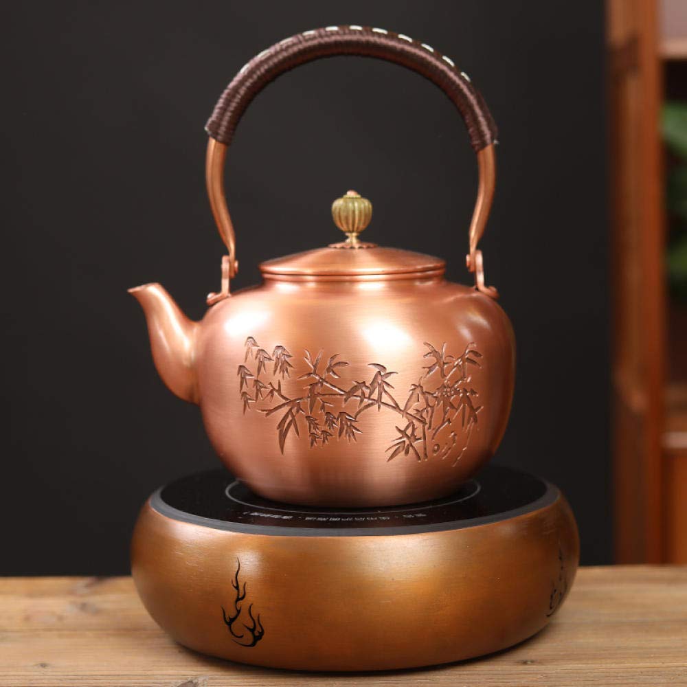 Amazon | 銅ケトル、やかん、大容量、純銅、ティーポット