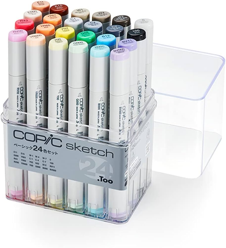 Amazon.co.jp: コピック(COPIC) Too コピック スケッチ ベーシック 24