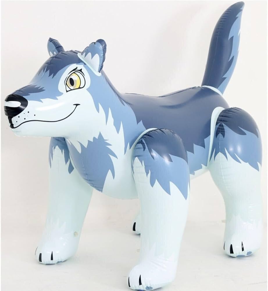 Amazon.co.jp: ウルフ ツヤあり フロート 空気ビニール風船 浮き輪