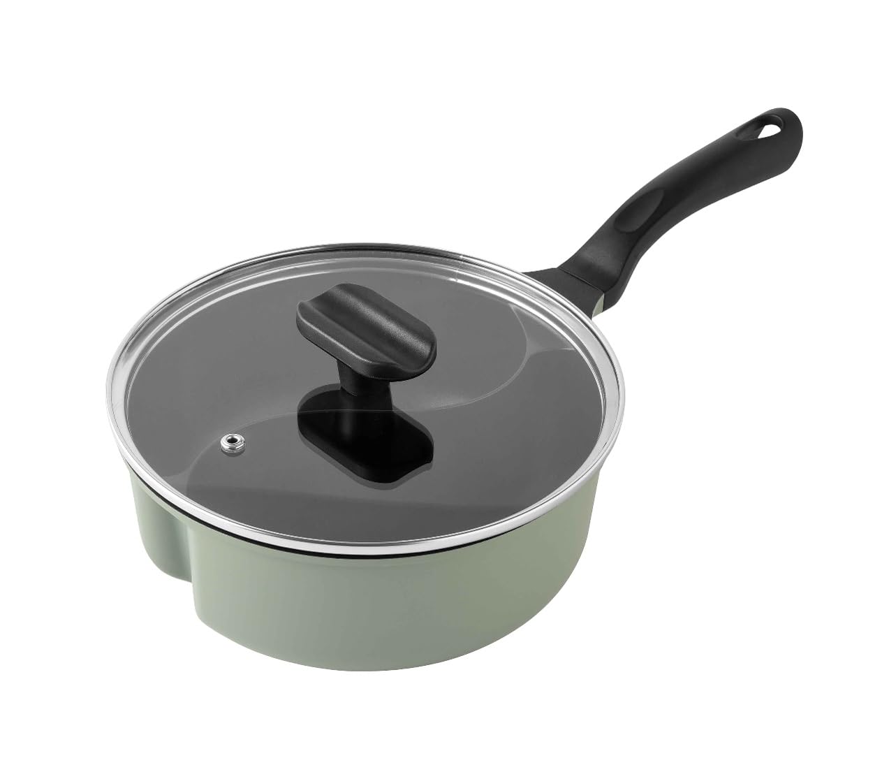 Amazon.co.jp: アーネスト 深型 片手鍋 20cm 蓋付き 仕切りフライパン